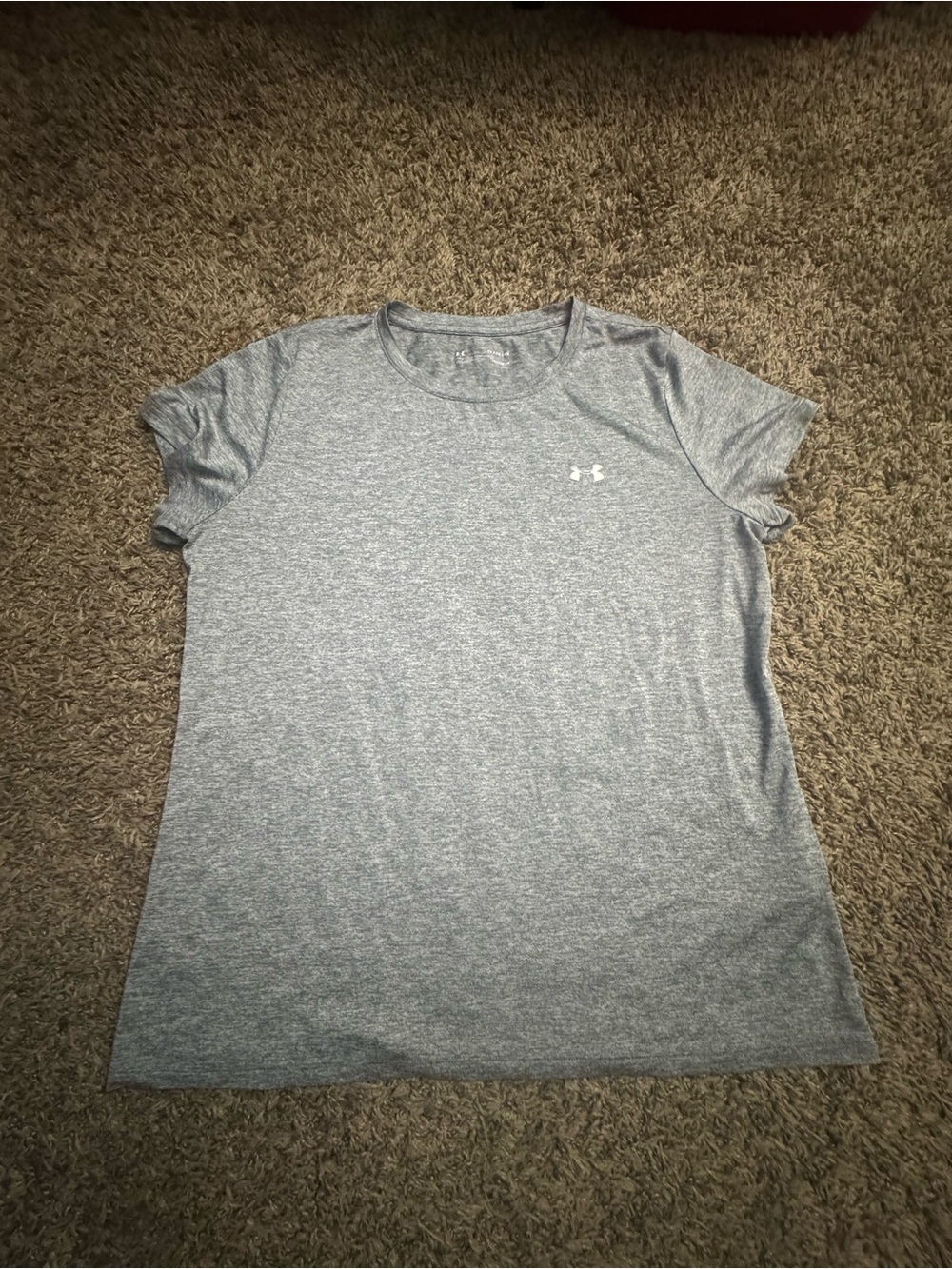 Under Armour Women's Light Grey Heather Performance Tee